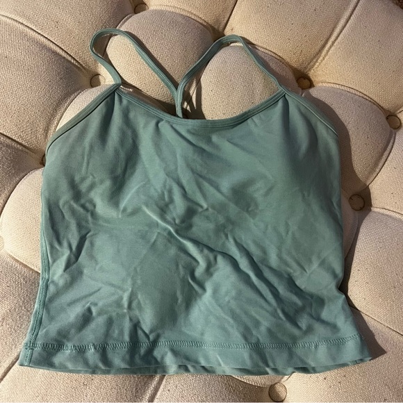 LULULEMON Power Y Cropped Tank Top - Picture 1 of 3